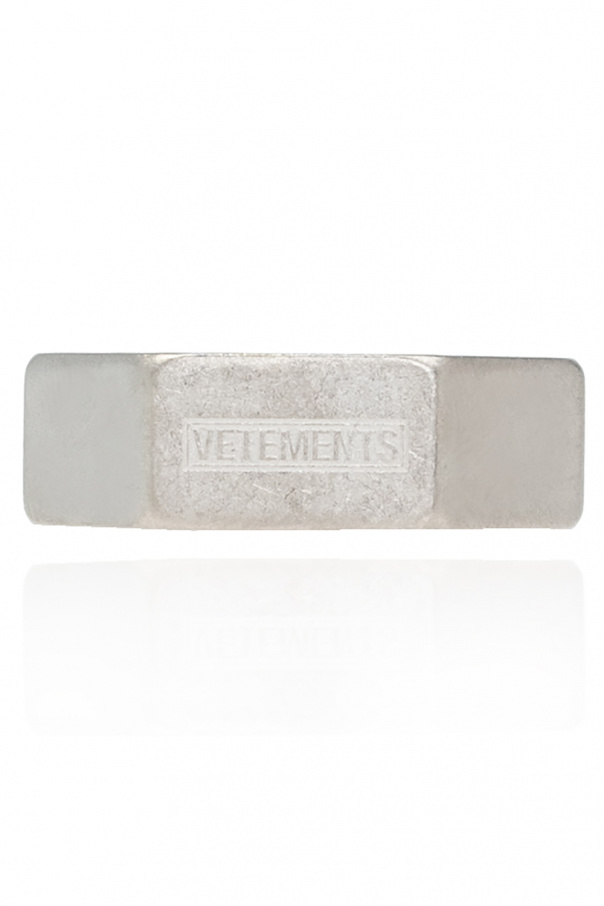 VETEMENTS VETEMENTS RING WITH LOGO